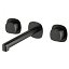 Grifo bimando de lavabo empotrado black gun metal de Imex